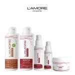 ערכת לשיער יבש עד חלק+שמפו למניעת נשירה