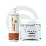 מסיכה לשיער יבש עד חלק+שמפו למניעת נשירה